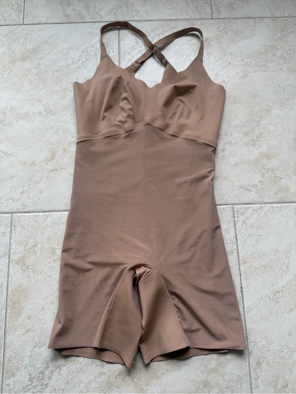 HONEYLOVE Mid Thigh Shapewear Sculpting Bodysuit